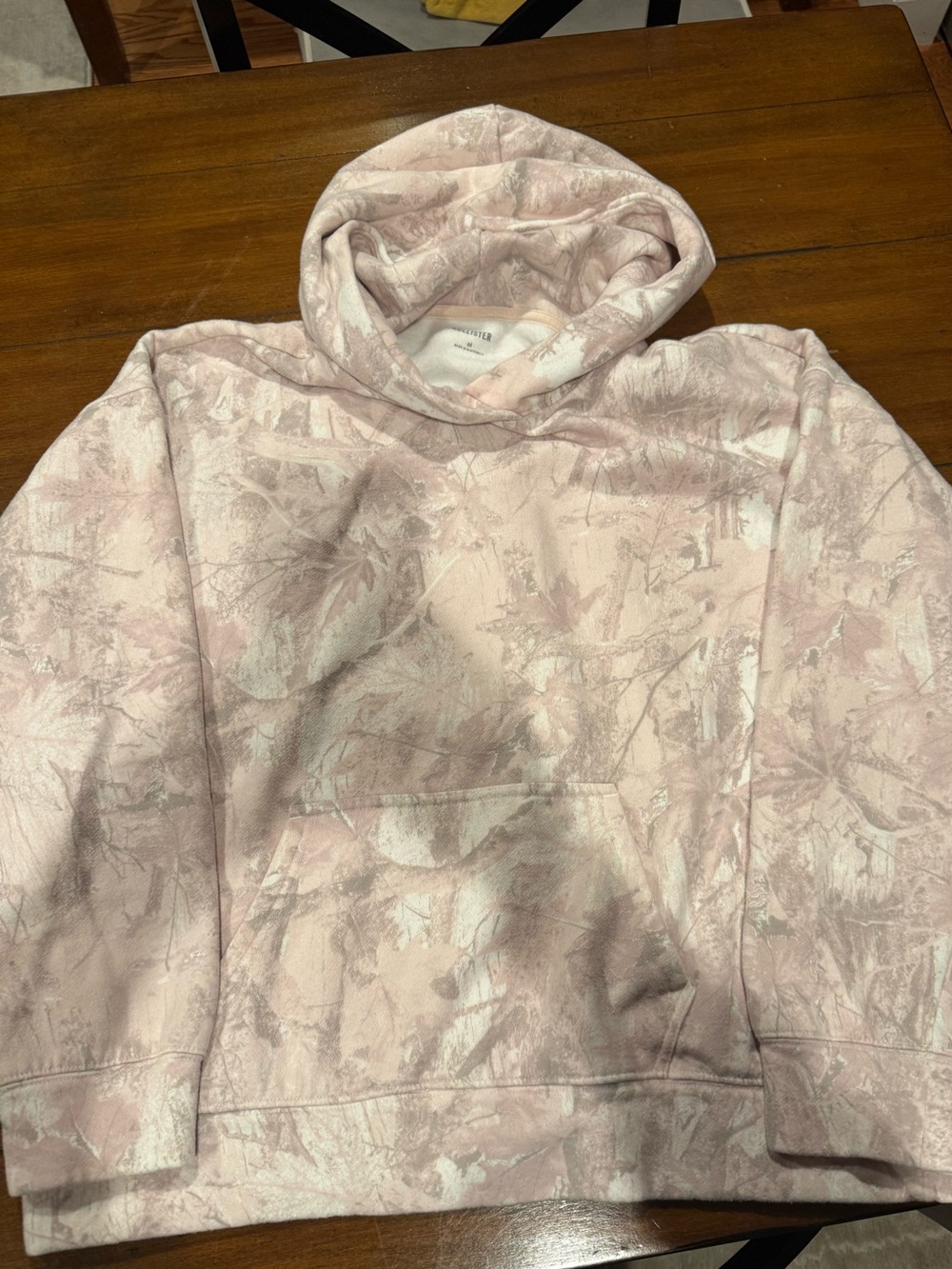 Hollister pink camo sweatshirt